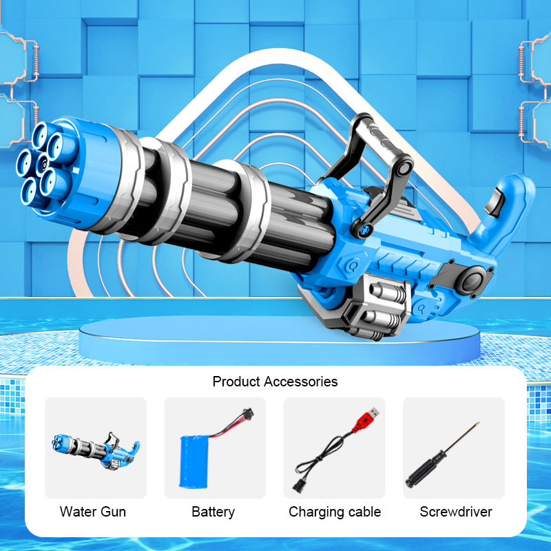 Gatling Water Gun for Nonstop Soaking Fun